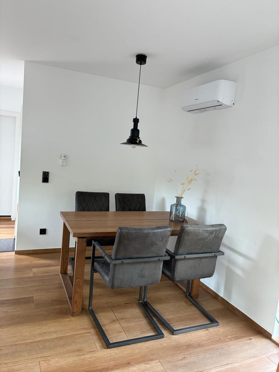 Dining area, air conditioner