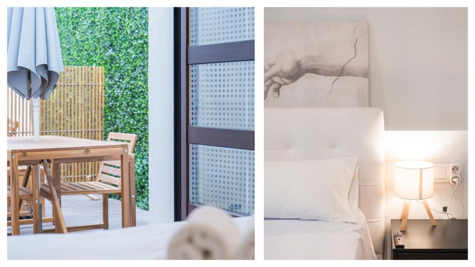 Bed, Living room, Photo of the whole room, Seating area, Dining area, Bedroom