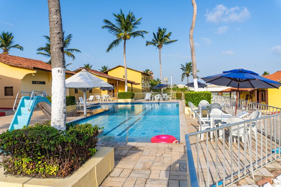 Pool view, sunbed