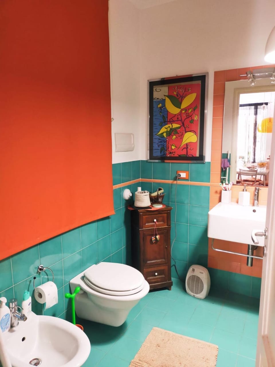 Toilet, Bathroom, bidet, towels