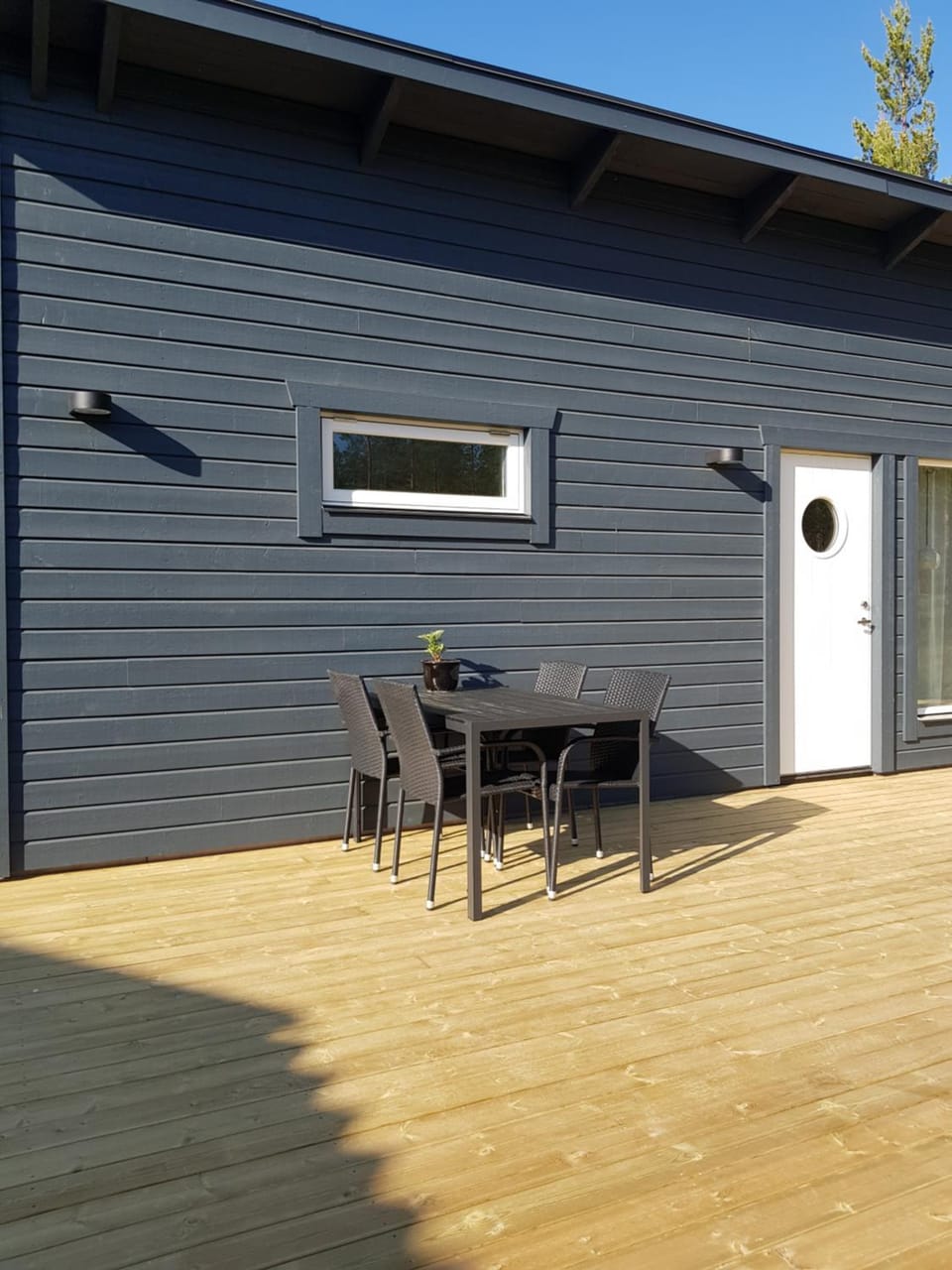 Property building, Patio
