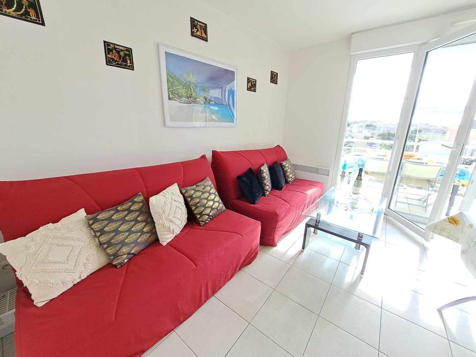 Appartement 2 pièces avec terrasse, parking et accès direct à la plage à Marseillan - FR-1-326-816 Apartment in Marseillan