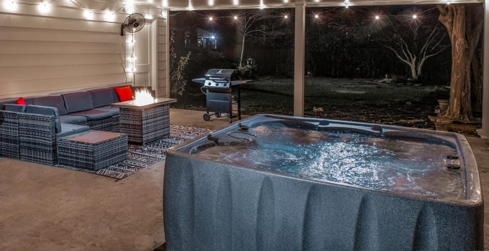 Hot Tub, flat iron