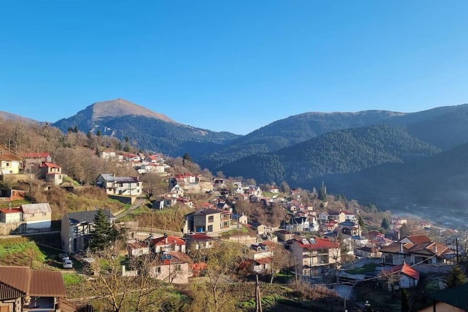 Natural landscape, Bird's eye view, Mountain view