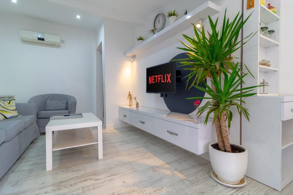 Living room, air conditioner