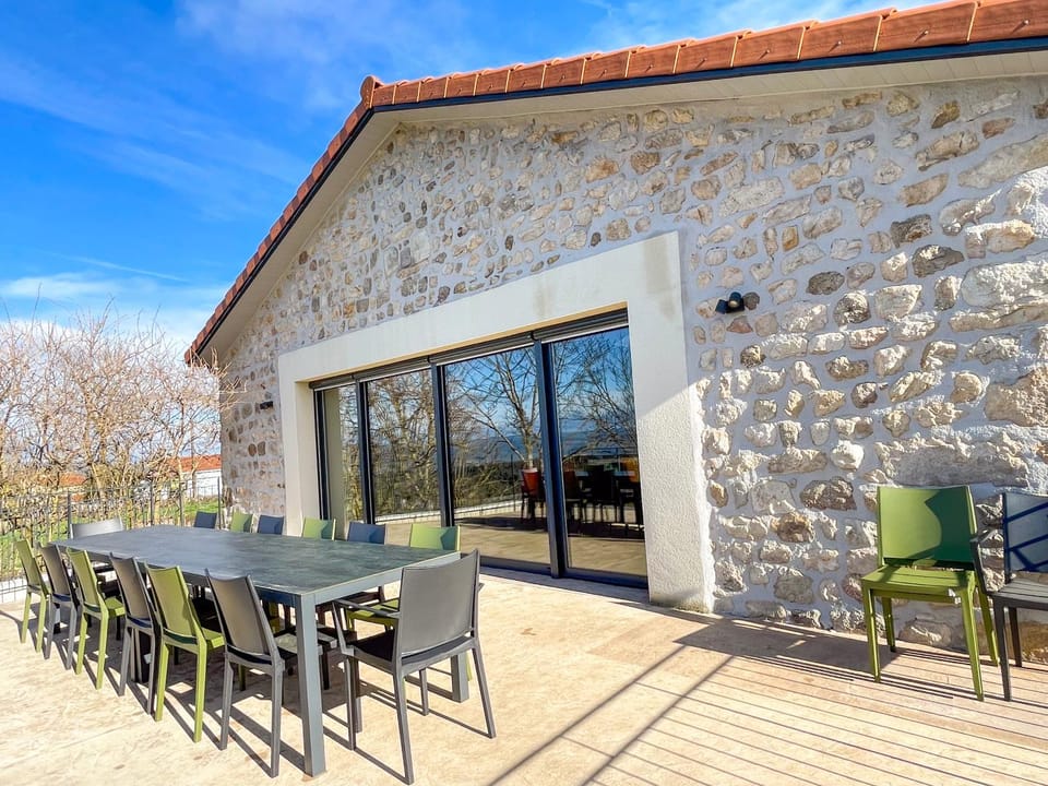 Property building, Patio, Day, View (from property/room), Balcony/Terrace, Balcony/Terrace, Dining area