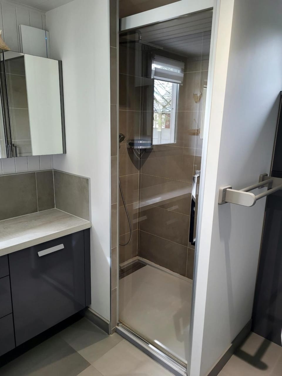 Bathroom, Living room