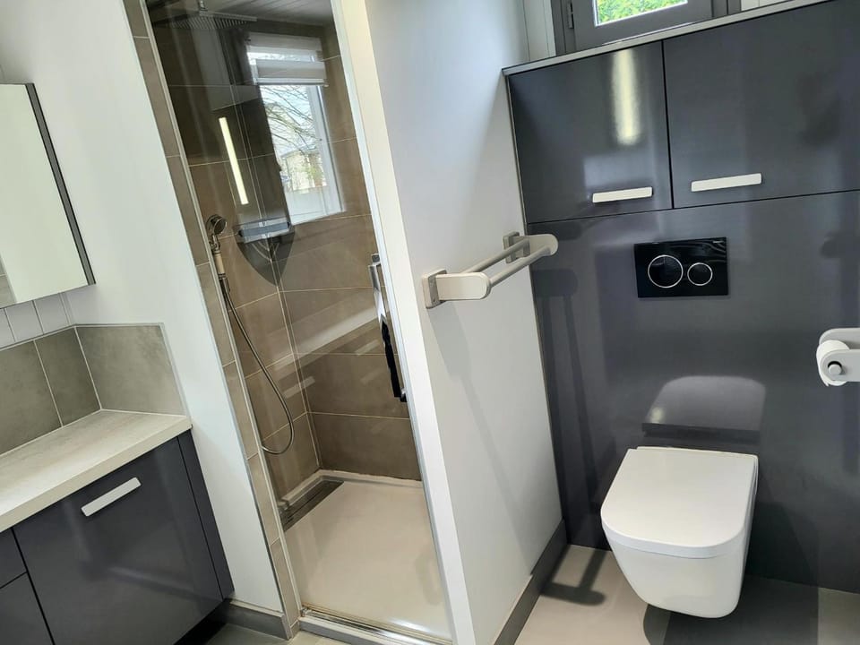 Bathroom, Living room