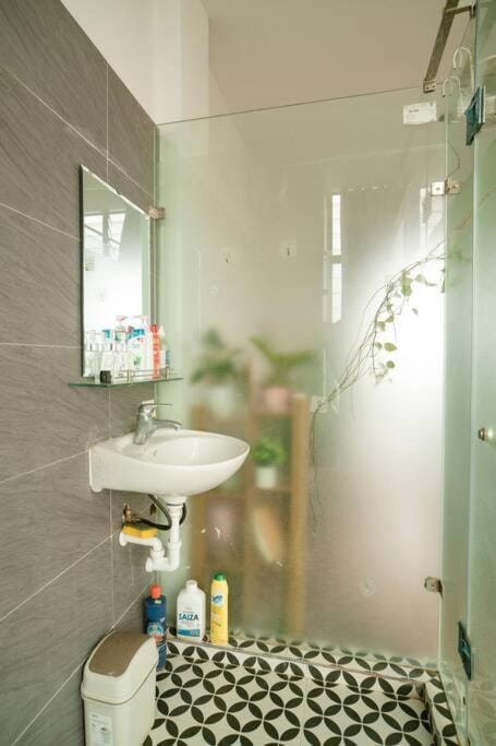 Comfortable bedroom with large balcony. - 1br Apartment in Laos