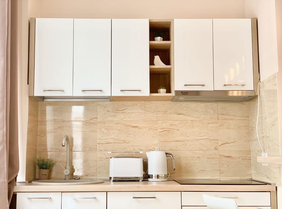 Coffee/tea facilities, Kitchen or kitchenette, stove, toaster, washing machine