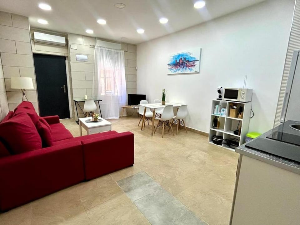 Living room, air conditioner