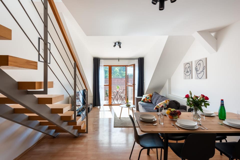 Living room, Seating area, Dining area