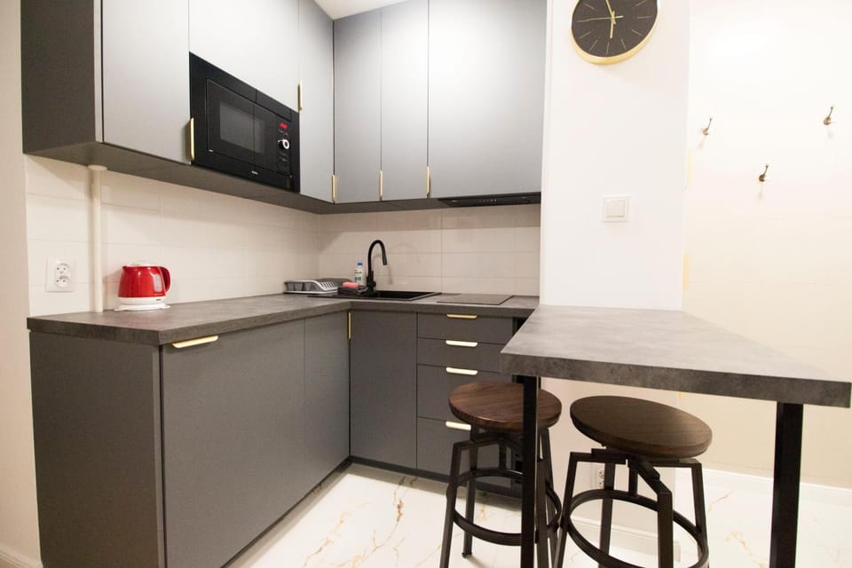 Kitchen or kitchenette, Dining area, oven