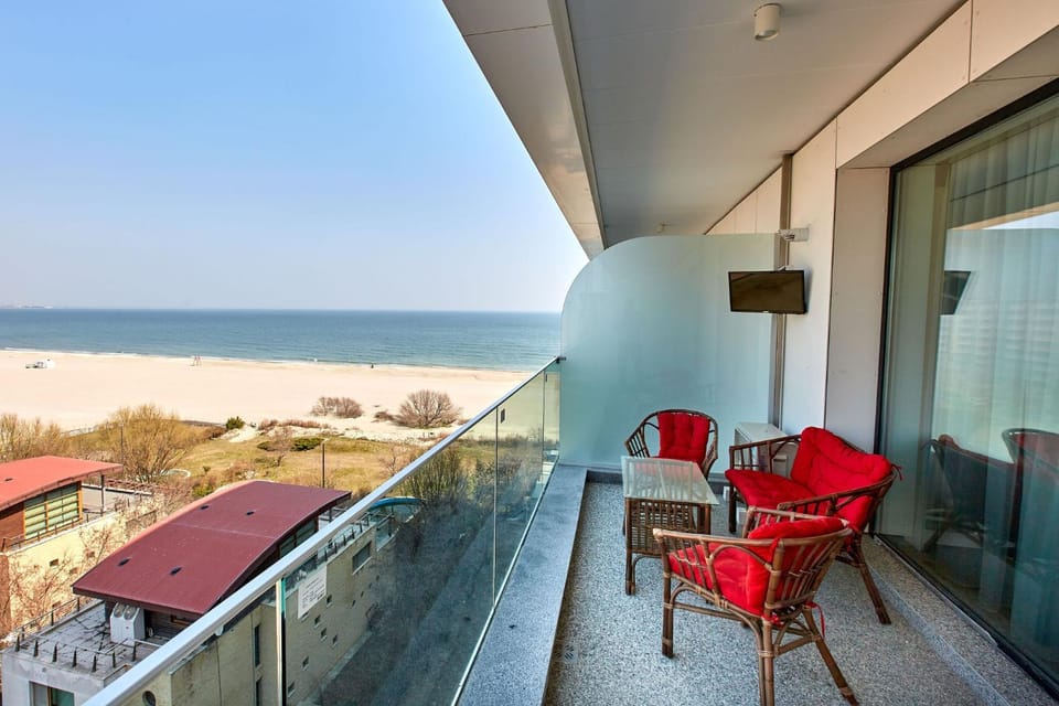 Day, Natural landscape, View (from property/room), Balcony/Terrace, Seating area, Sea view