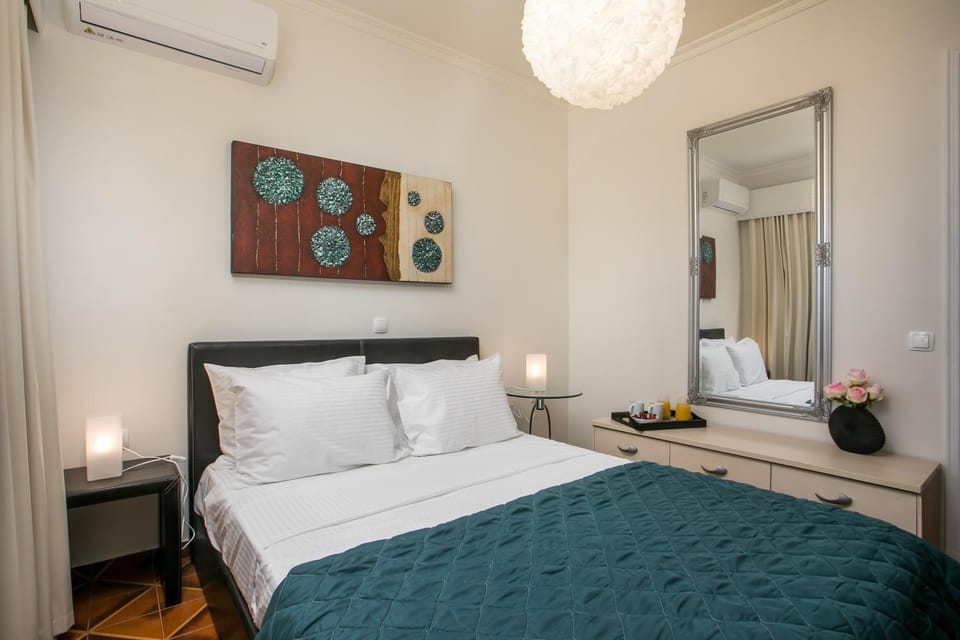 Bed, Bedroom, air conditioner