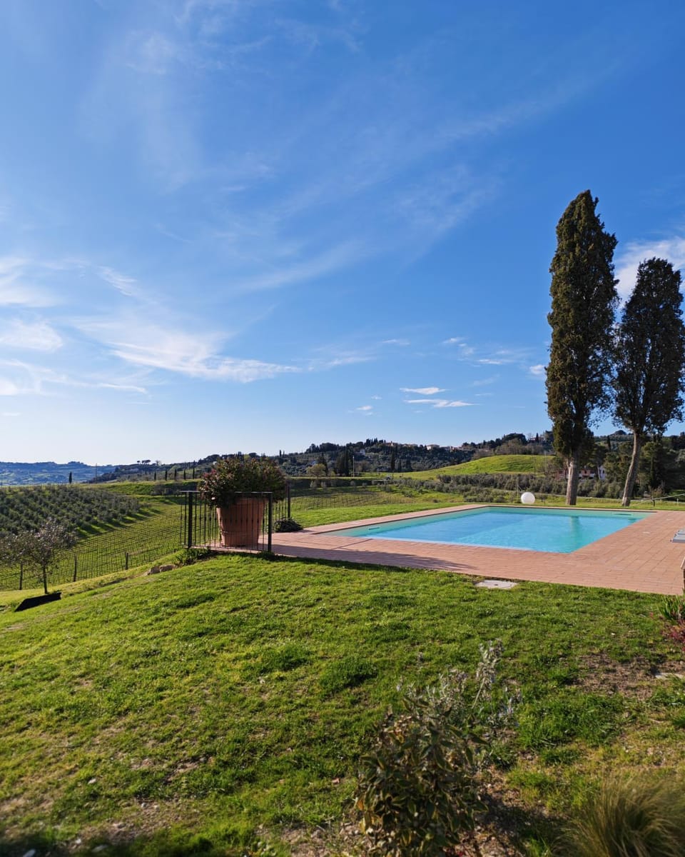 Natural landscape, Pool view, Swimming pool