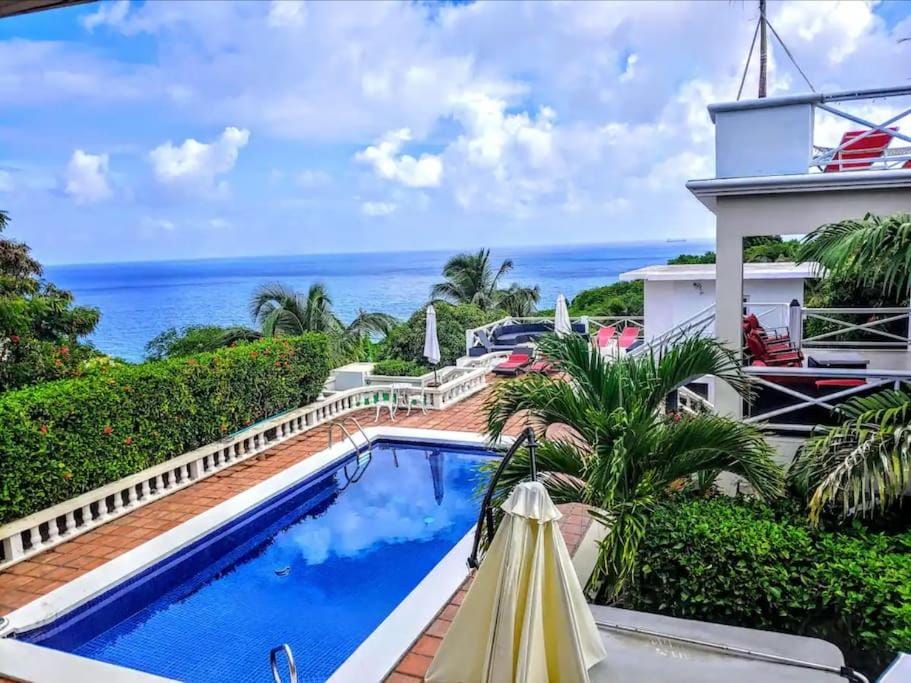 Old Town Studio with Separate Affiliated Pool House Apartment in Leeward Islands