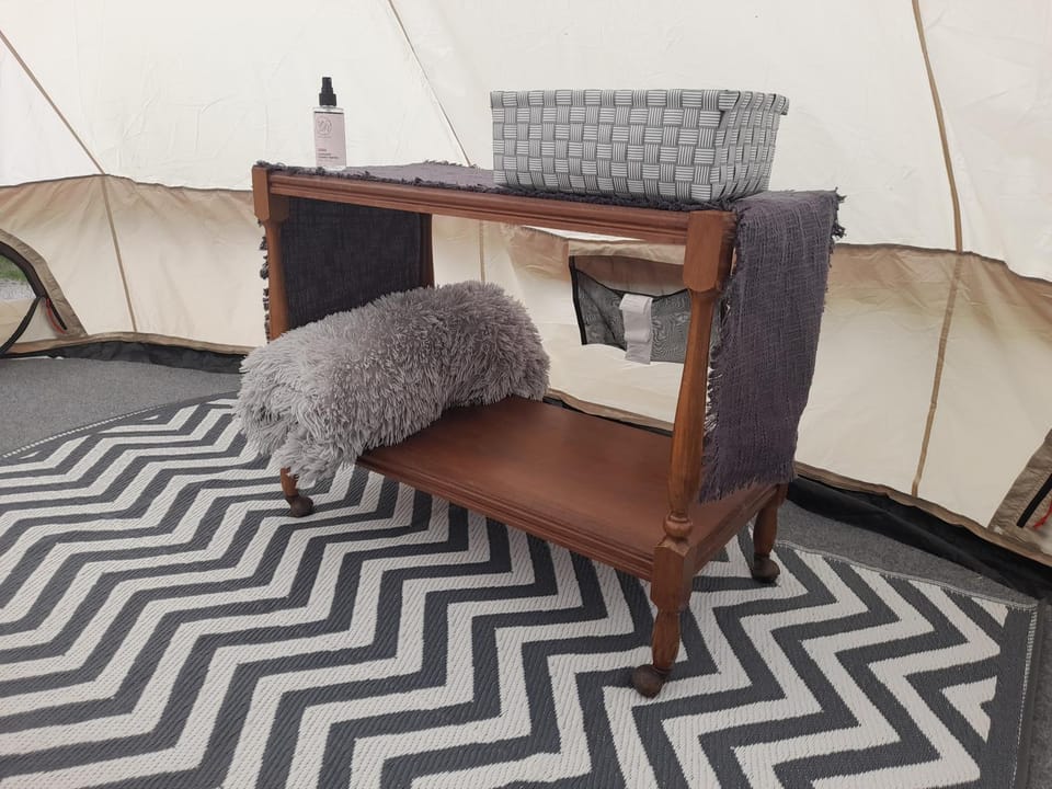 Glamping na samotě u lesa Luxury tent in South Bohemian Region