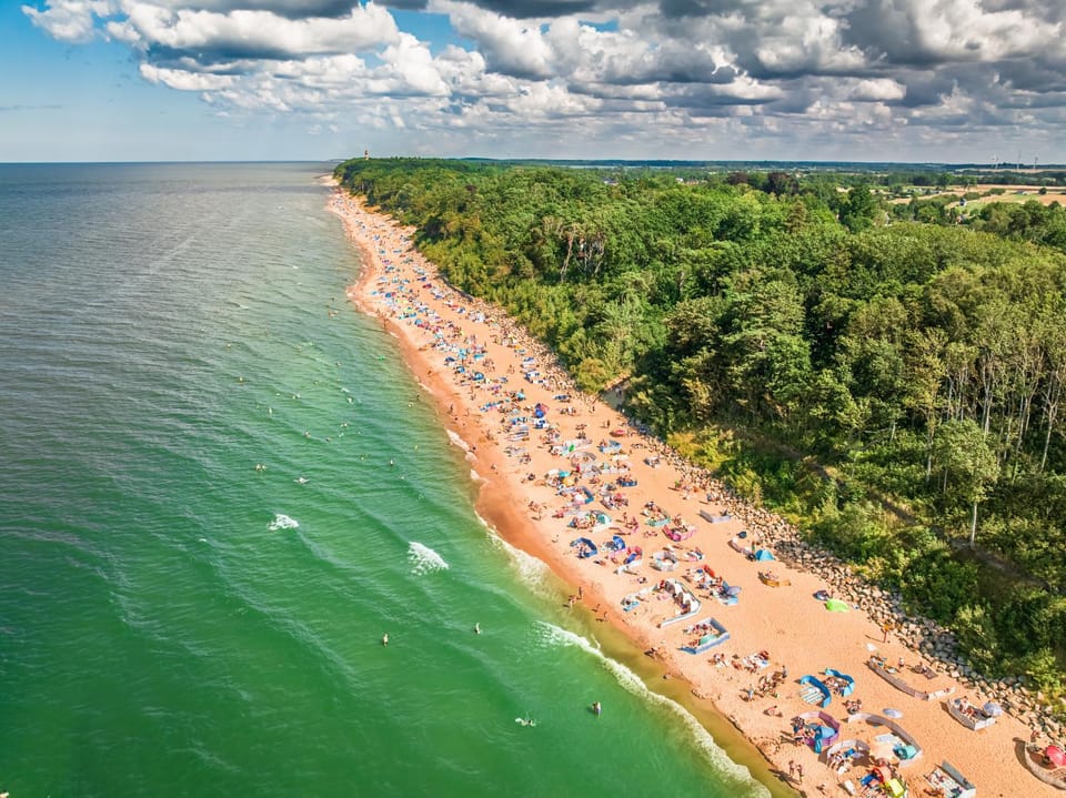 Day, People, Natural landscape, Bird's eye view, Beach, Sea view