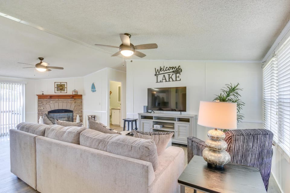 Lakefront Prosperity Home w/ Private Boat Dock House in Lake Murray