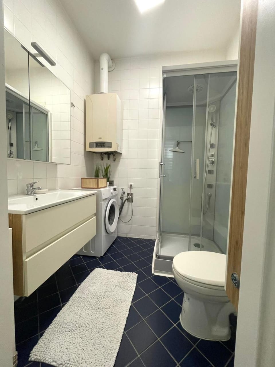 Shower, Toilet, Bathroom, washing machine