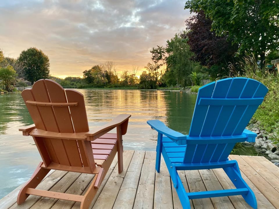 Day, Natural landscape, Lake view, River view, Sunset