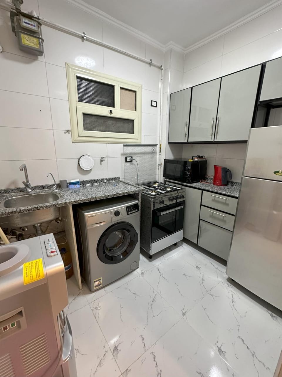 oven, washing machine, dryer