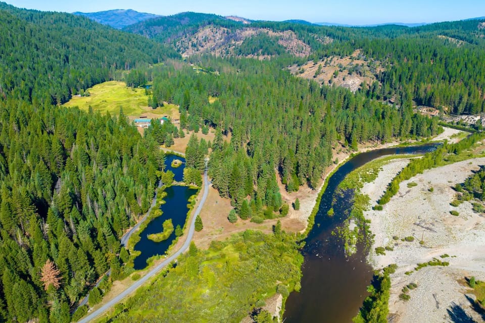2 Riverfront Cabins, 200 Acres Near Plumas Forest Cabin in Sierra Nevada