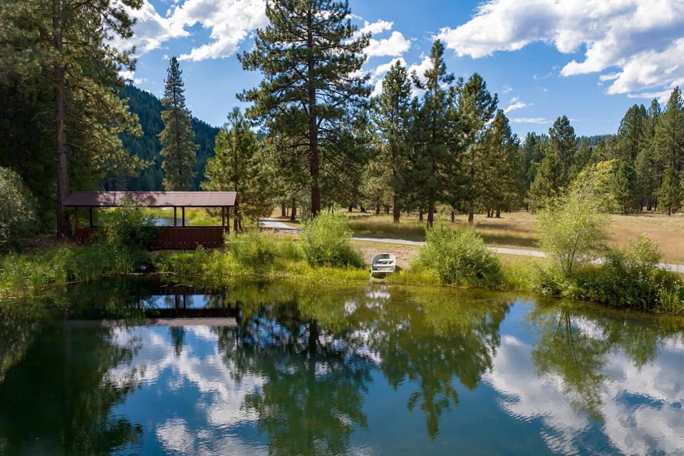 2 Riverfront Cabins, 200 Acres Near Plumas Forest Cabin in Sierra Nevada
