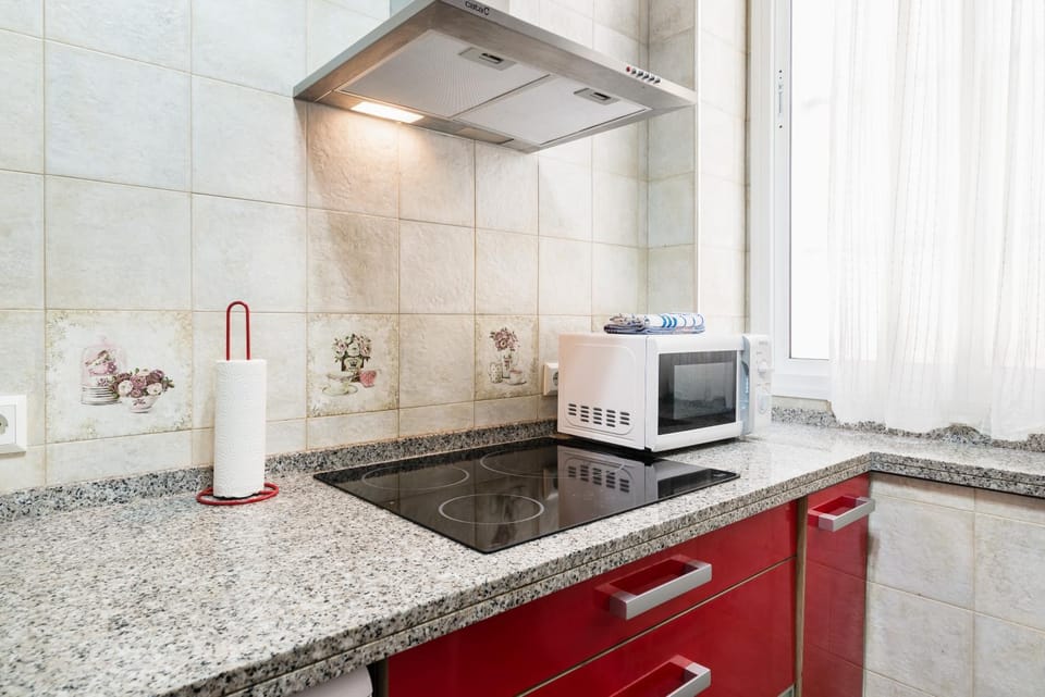 Kitchen or kitchenette, Living room