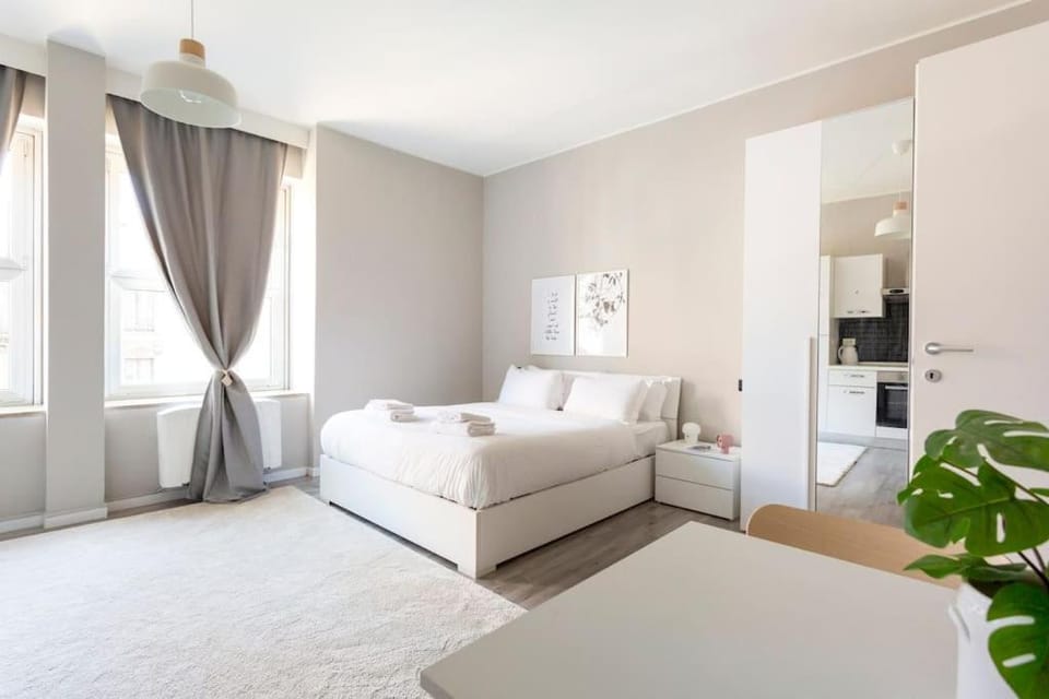 Bed, Kitchen or kitchenette, Photo of the whole room, Bedroom