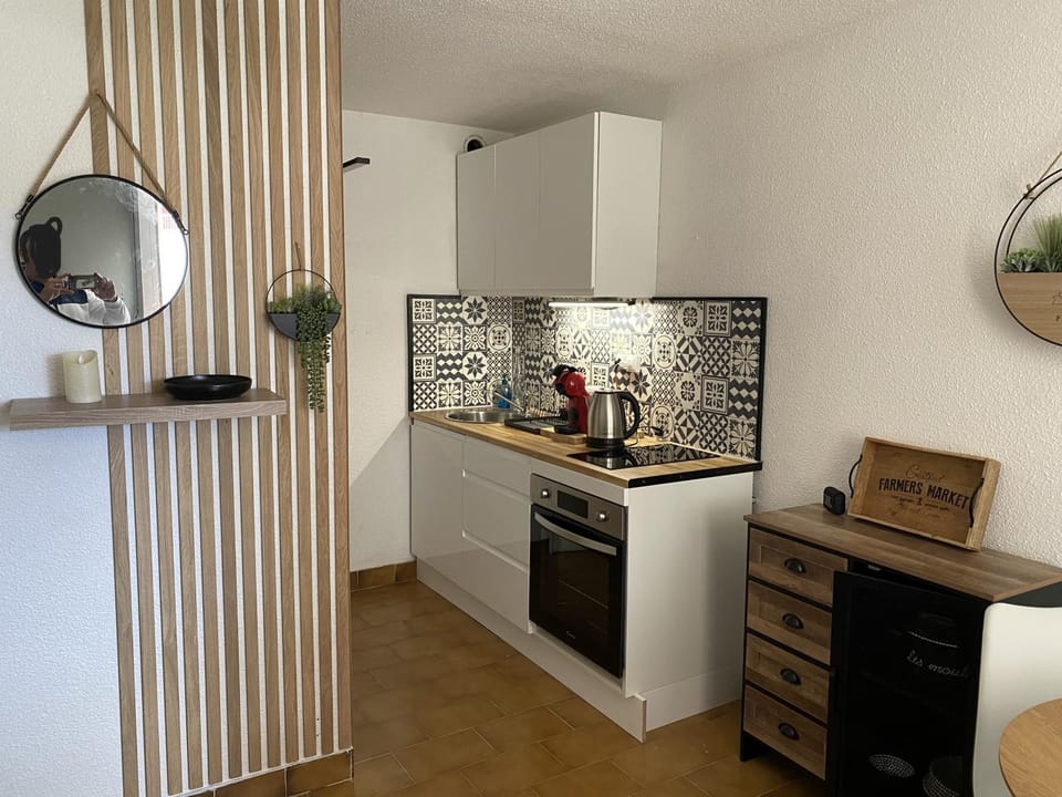 Kitchen or kitchenette, minibar, pet friendly, stove
