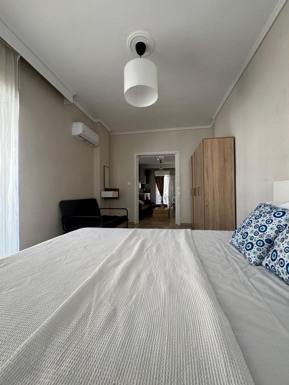 Bed, Photo of the whole room, Bedroom, wardrobe