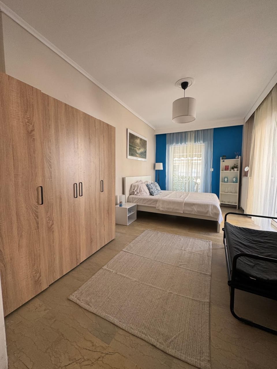 Bed, Photo of the whole room, Bedroom, wardrobe
