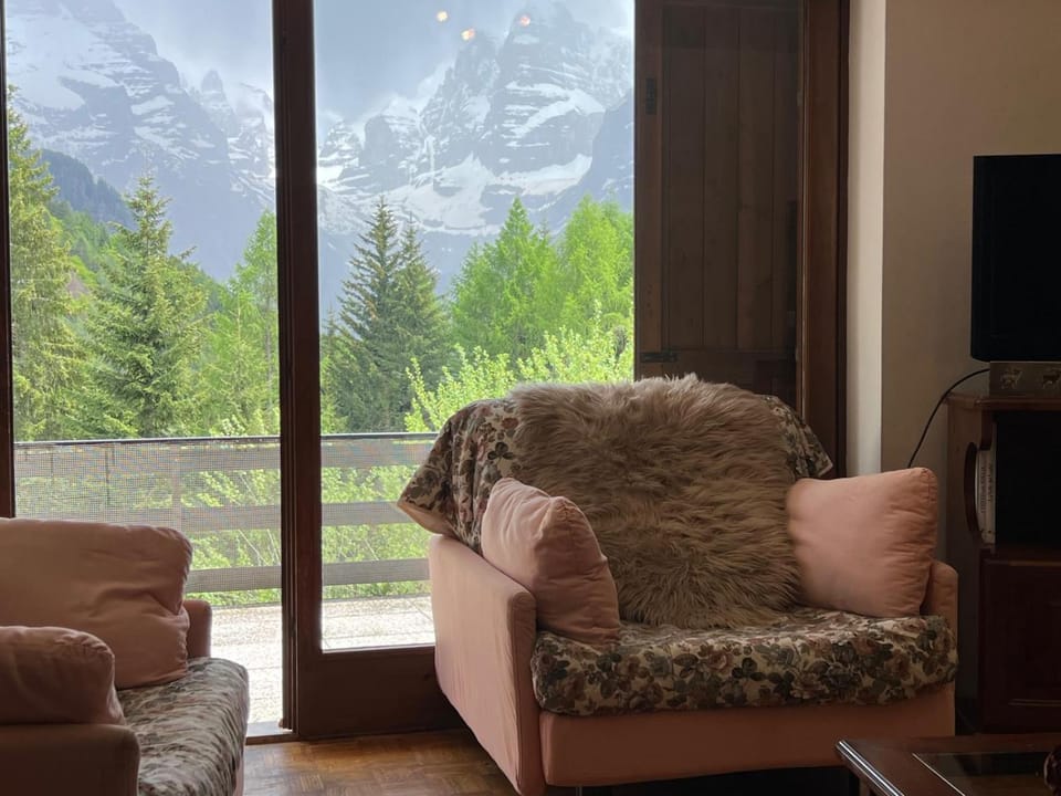 Natural landscape, TV and multimedia, Living room, Seating area, Mountain view
