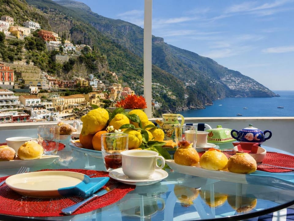 Natural landscape, Food, Mountain view, Sea view, Continental breakfast