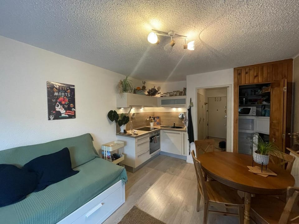 Kitchen or kitchenette, Living room, Dining area, pet friendly, stove