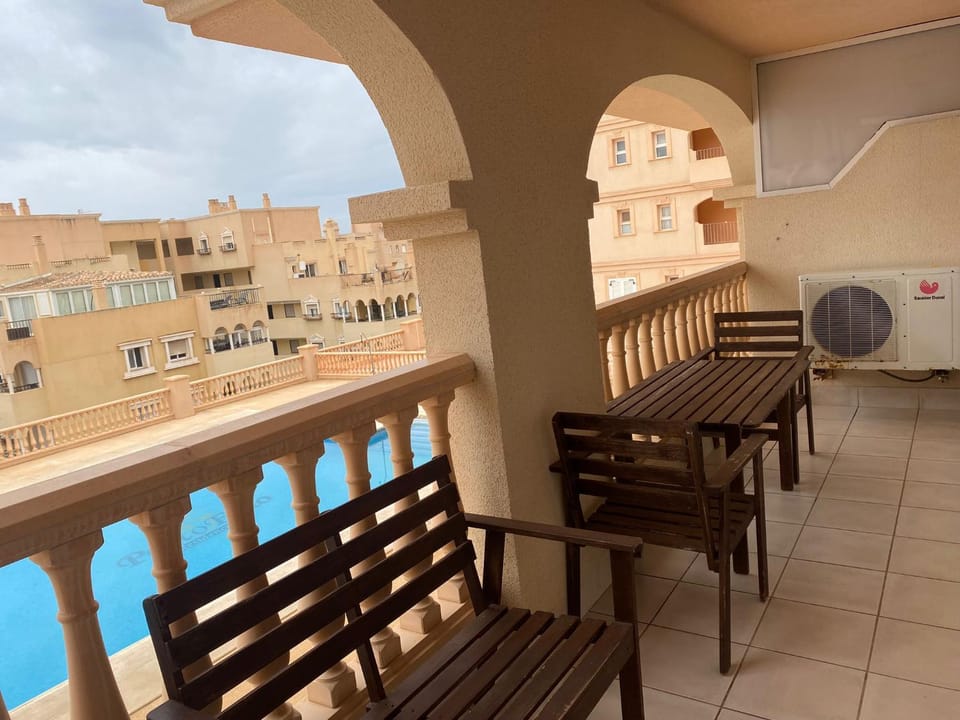 Property building, Day, View (from property/room), Balcony/Terrace, Swimming pool