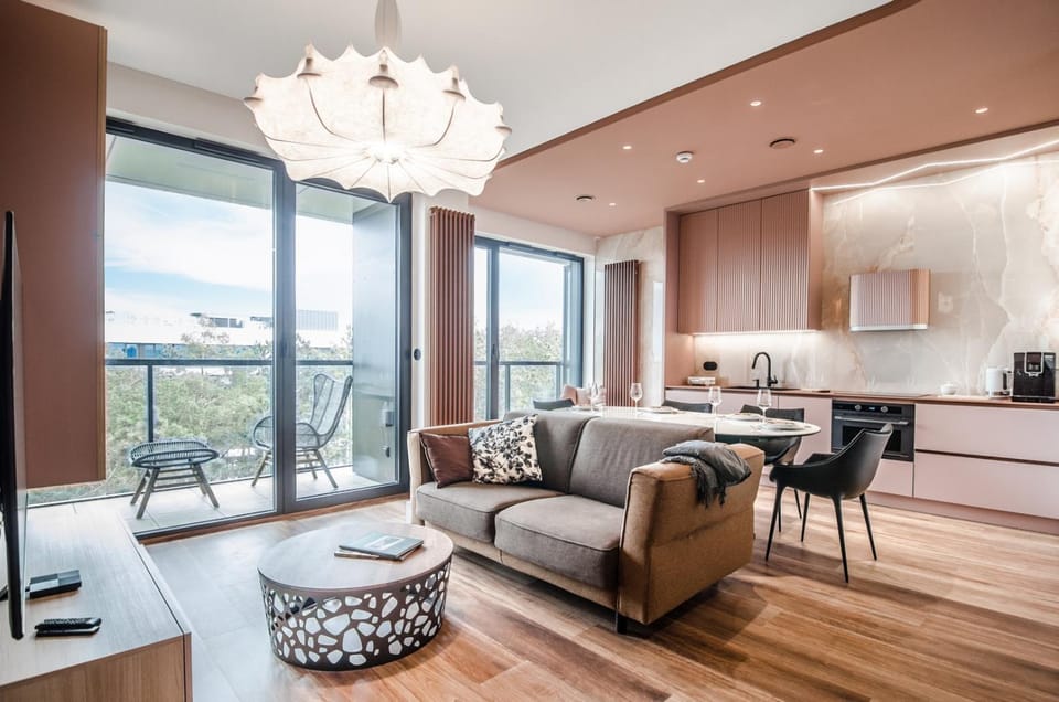 Kitchen or kitchenette, Living room, Dining area, Quiet street view