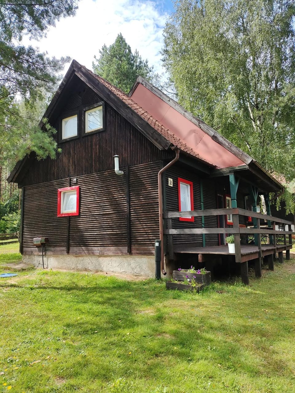 Property building, Garden view
