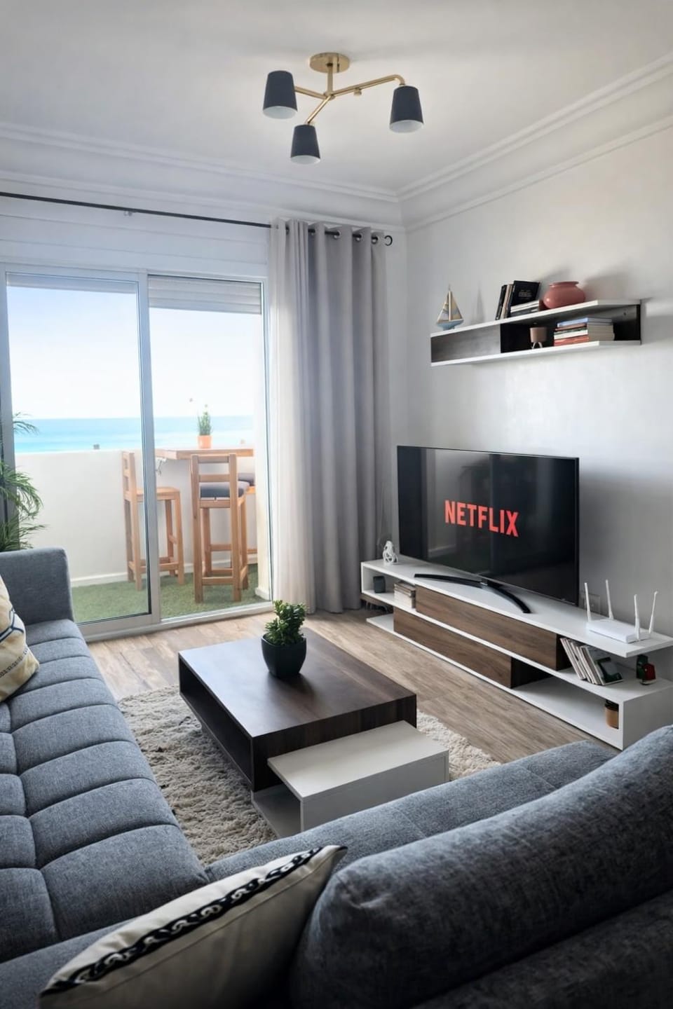 Ocean view sunset apartment in the heart of Rabat Apartment in Rabat