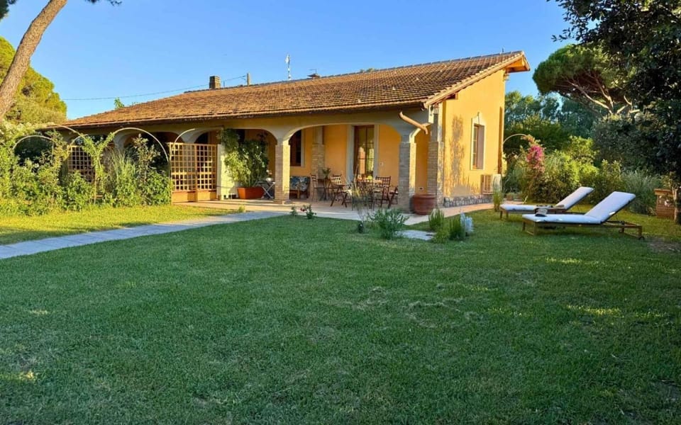 Property building, Patio, Spring, Day, Natural landscape, Garden, Garden view, sunbed