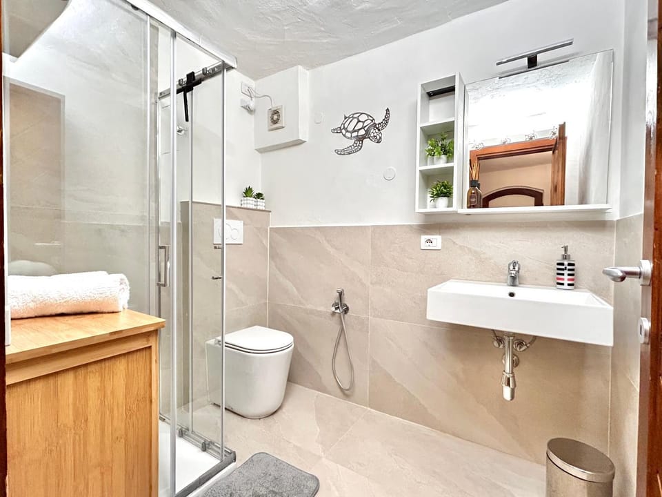 Shower, Toilet, Bathroom, towels