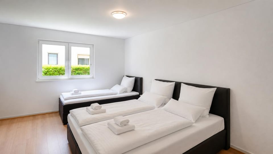 CROWN LIVING Design Apartment Altach - Ideal für Feriengäste und Geschäftsreisende, kostenloser Parkplatz, WLAN, Küche, Self Check-in Apartment in Vorarlberg, Austria