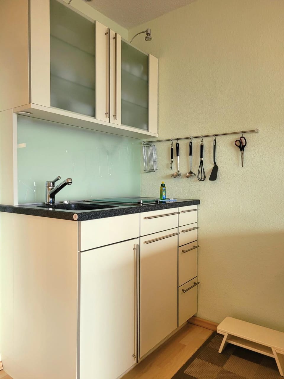Kitchen or kitchenette, stove, kitchen