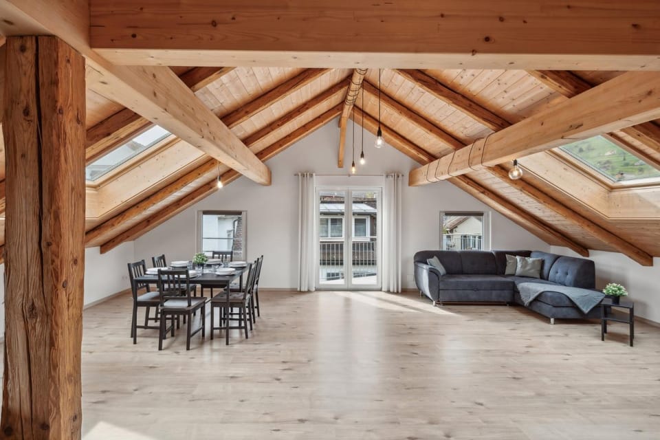 Living room, Seating area, Dining area