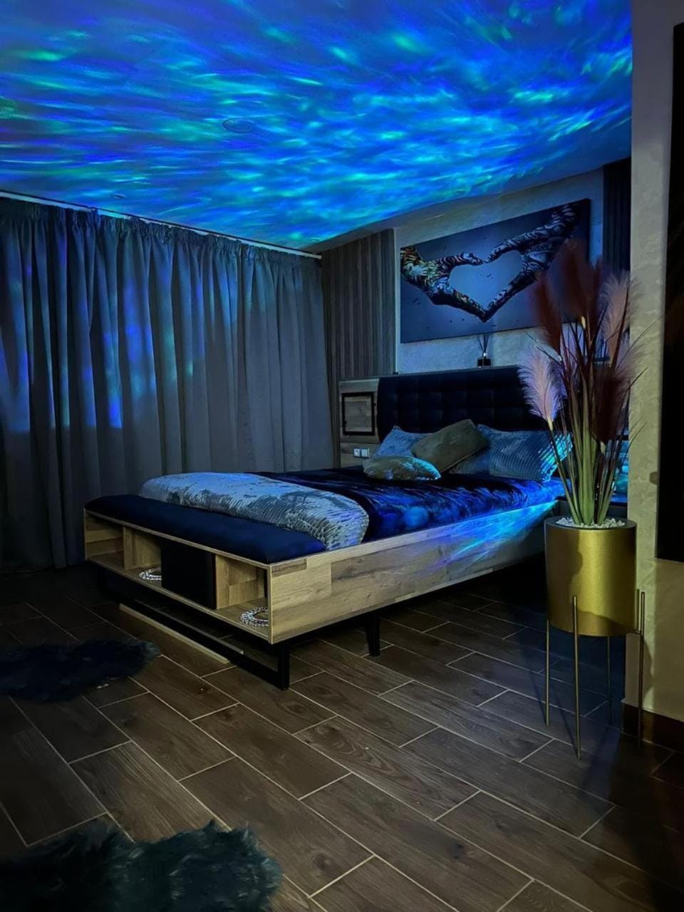Bed, Bedroom, wardrobe