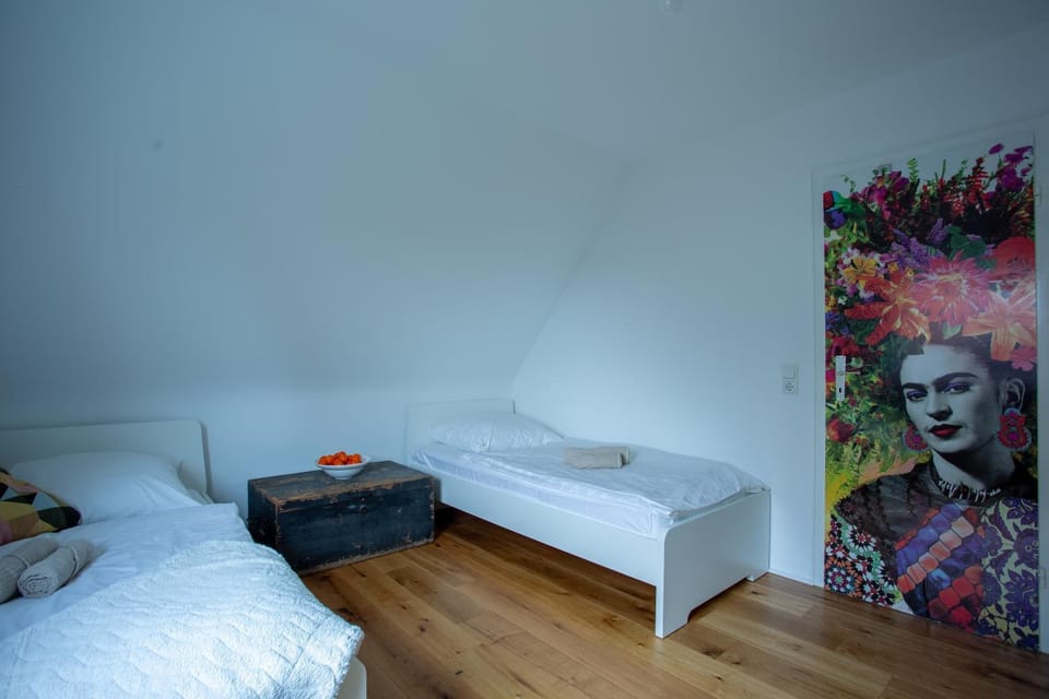 Property building, Living room, Bedroom