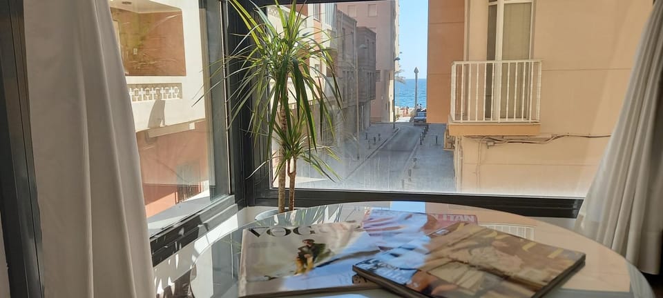 View (from property/room), Living room, Photo of the whole room, Beach, Sea view, Sea view