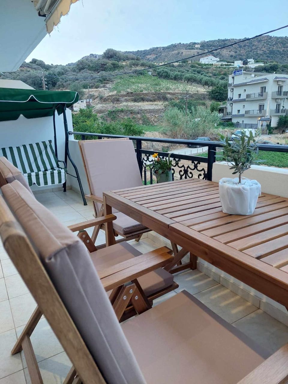 Patio, Natural landscape, Balcony/Terrace, Mountain view